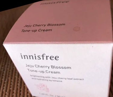 チェリーブロッサム トーンアップ クリーム UV/innisfree/フェイスクリームを使ったクチコミ（2枚目）