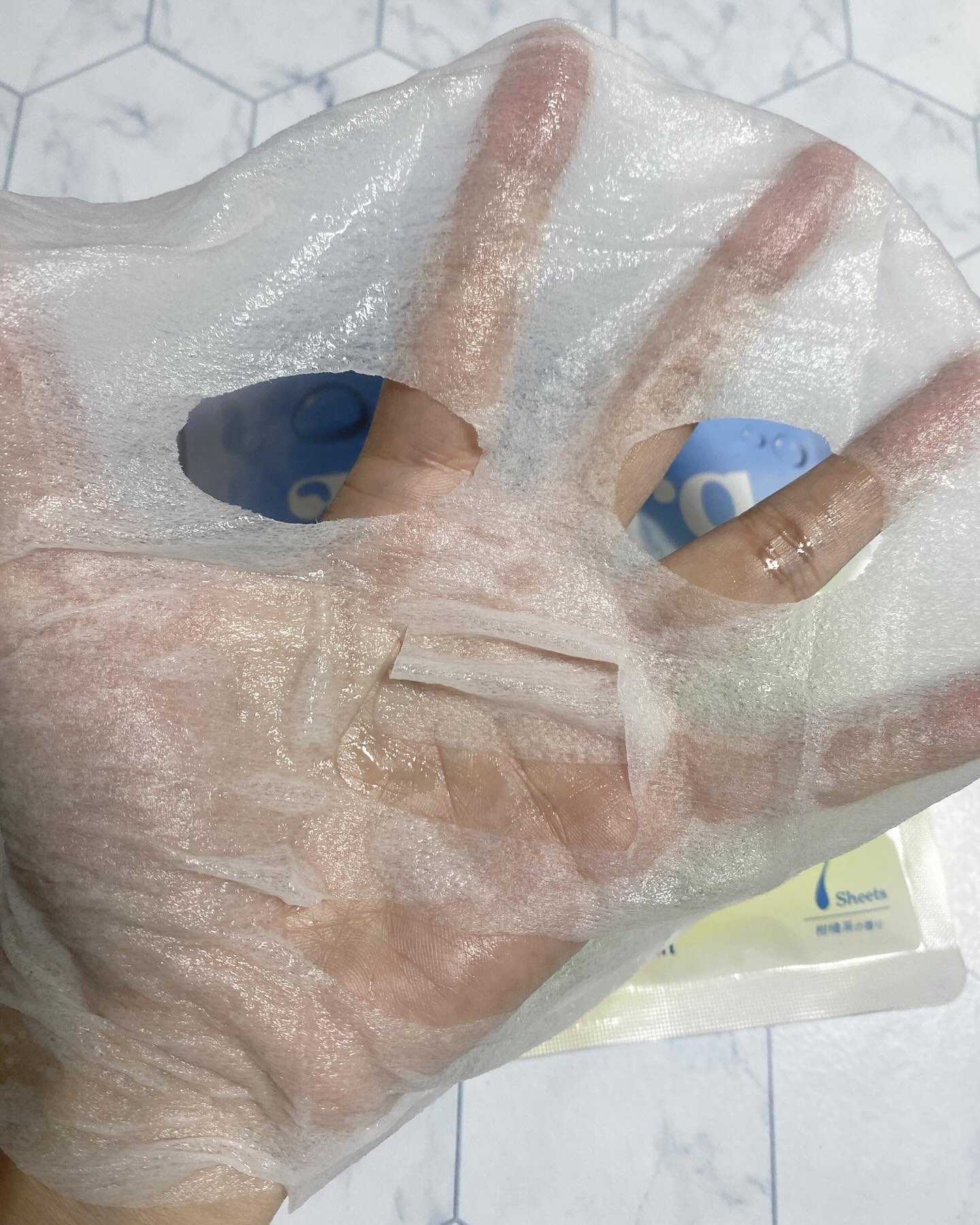 ザ レチビタ アクア ホワイト マスク/Ms.Urara/シートマスク・パックを使ったクチコミ（2枚目）