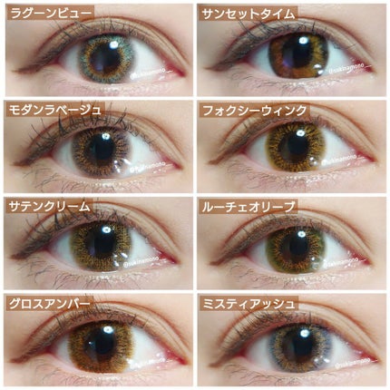 エバーカラーワンデー ルクアージュ フォギーショコラ/エバーカラー/ワンデー(1DAY)カラコンの画像