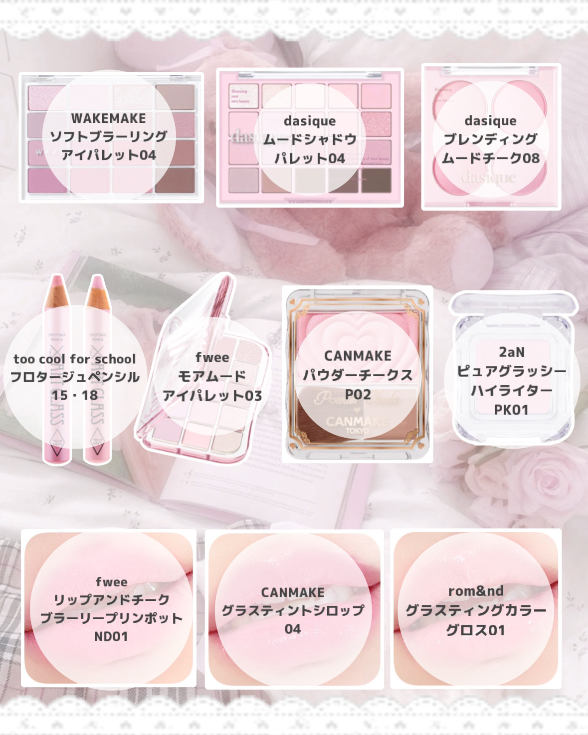 ソフトブラーリングアイパレット/wakemake/アイシャドウパレットを使ったクチコミ（2枚目）