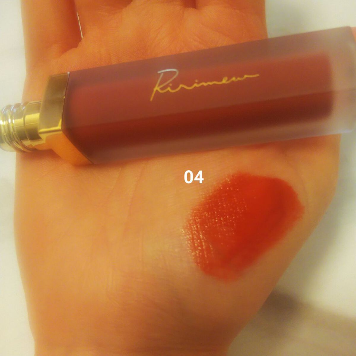 センシュアルフィックスティント/Ririmew/リップティントを使ったクチコミ(3枚目)