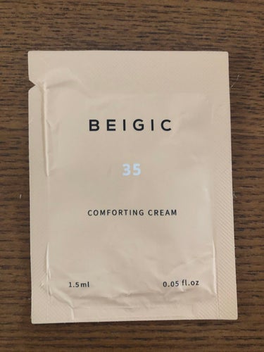 BEIGIC コンフォーティングクリームのクチコミ「《使用した商品》
BEIGIC　コンフォーティングクリーム
サンプル
フェイスクリーム。お手入.....」（1枚目）