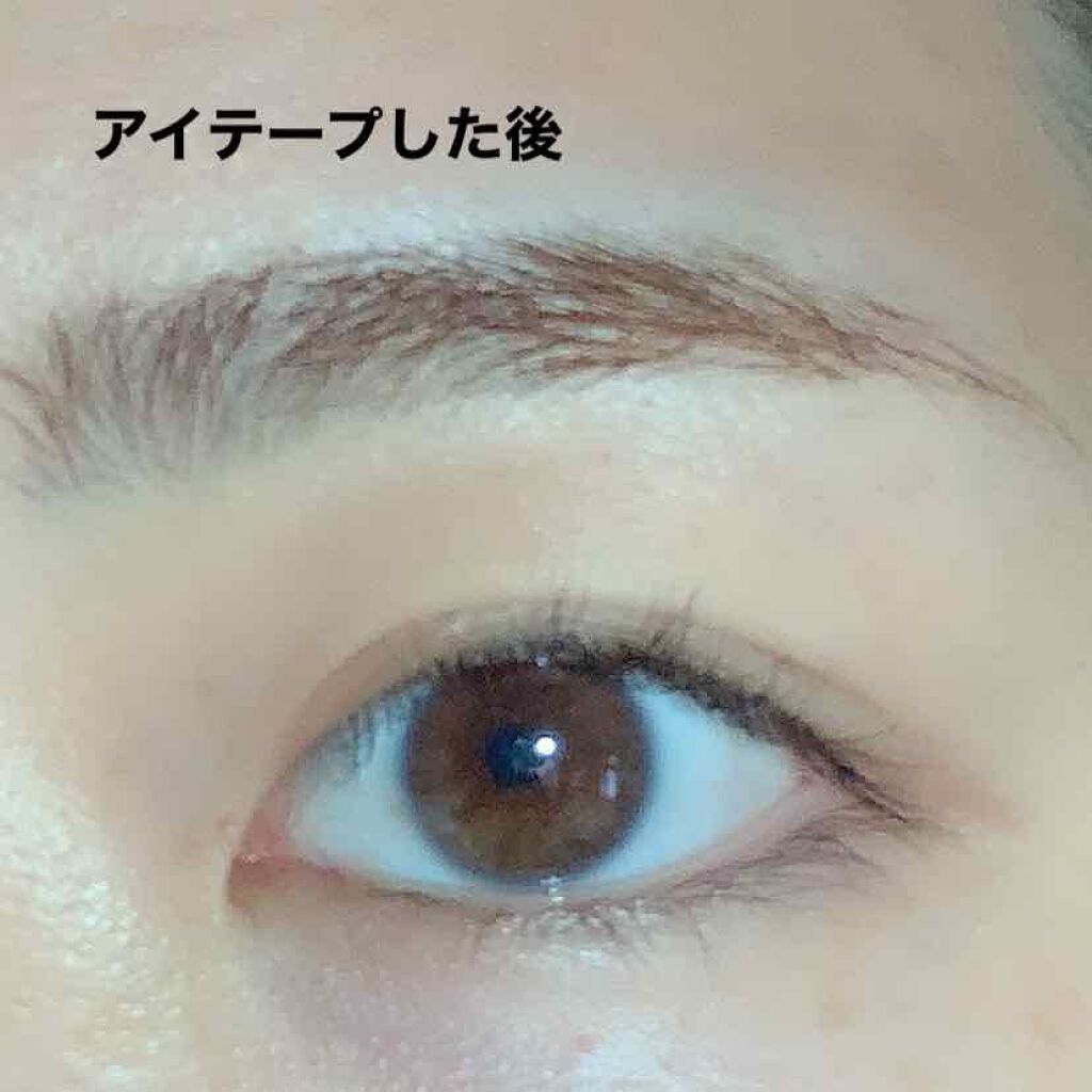 のび〜る アイテープ 両面テープタイプ/DAISO/二重まぶた用アイテムを使ったクチコミ（3枚目）