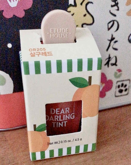 ディアダーリン ウォータージェルティント (アイスティント)/ETUDE/口紅を使ったクチコミ(1枚目)