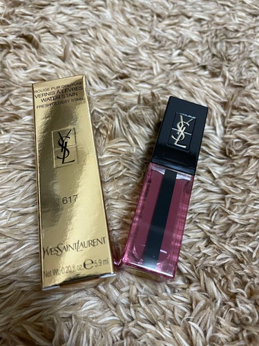 ルージュ ピュールクチュール ヴェルニ ウォーターステイン/YVES SAINT LAURENT BEAUTE/口紅を使ったクチコミ（1枚目）