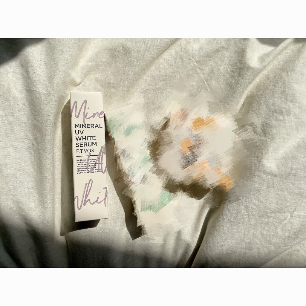 ミネラルUVホワイトセラム/エトヴォス/日焼け止めローションを使ったクチコミ(1枚目)