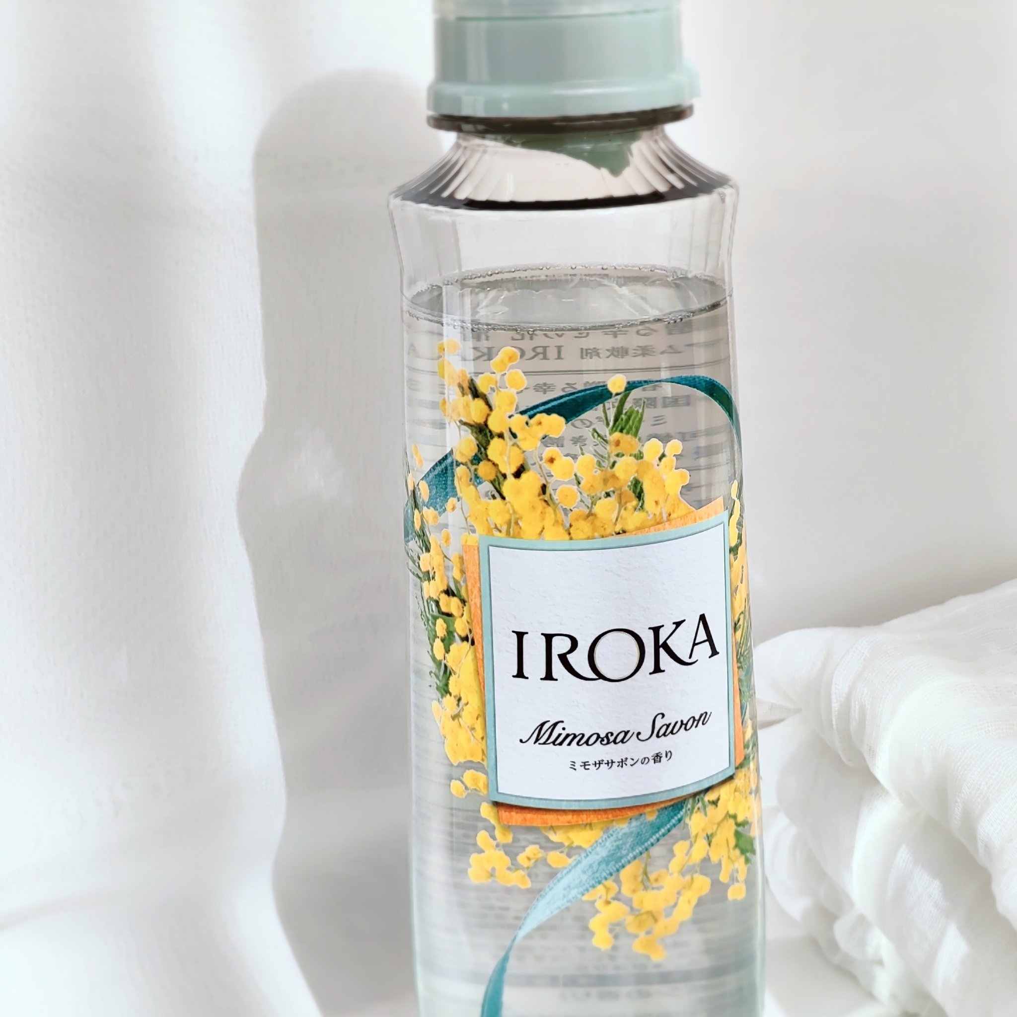 プレミアム柔軟剤 IROKA ミモザサボンの香り/IROKA/柔軟剤を使ったクチコミ（2枚目）