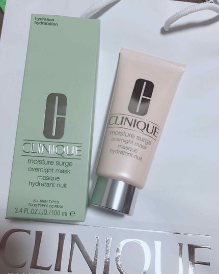 モイスチャー サージ オーバー ナイト マスク/CLINIQUE/フェイスクリームを使ったクチコミ(1枚目)