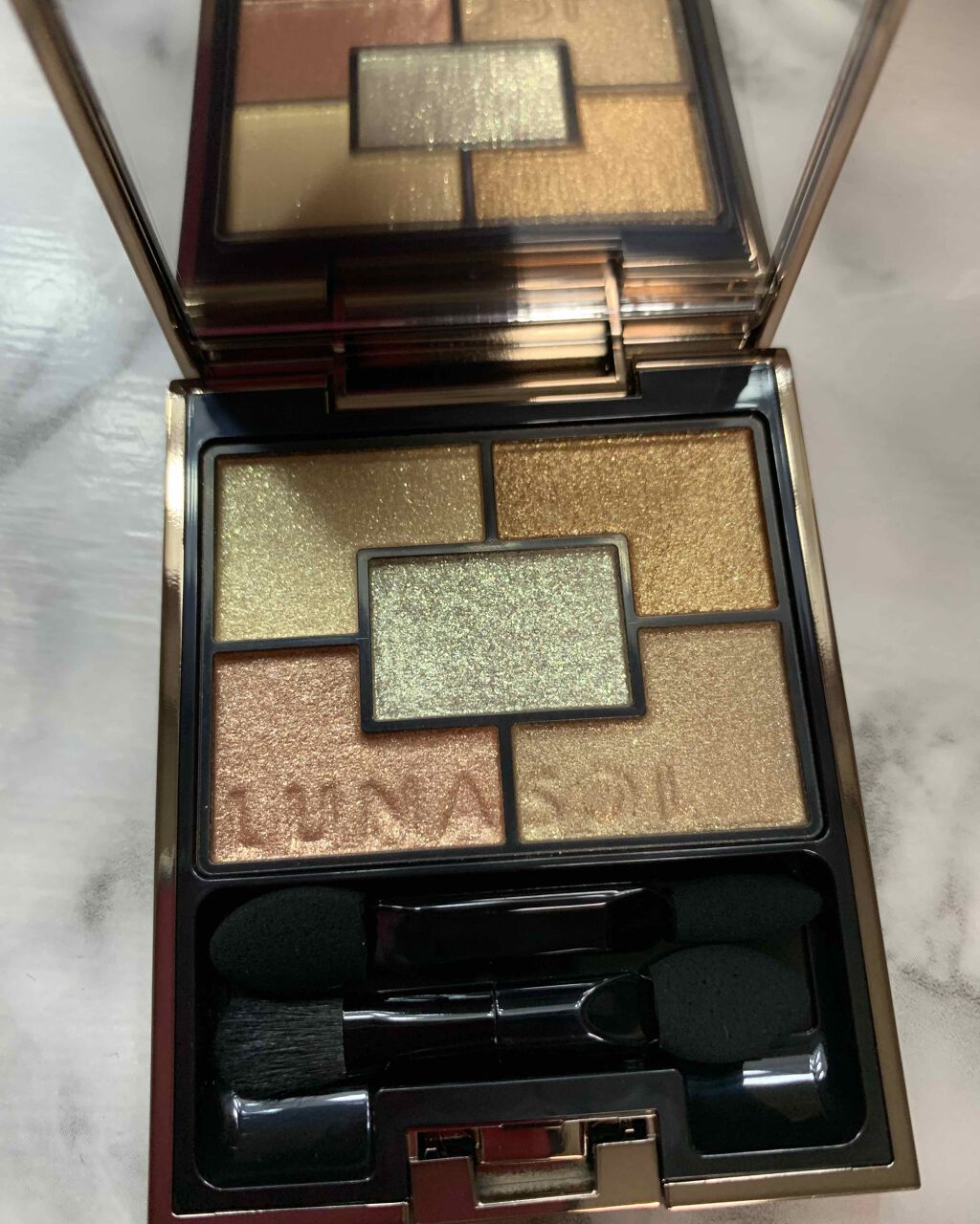 ジェミネイトアイズ N/LUNASOL/アイシャドウパレットを使ったクチコミ(2枚目)