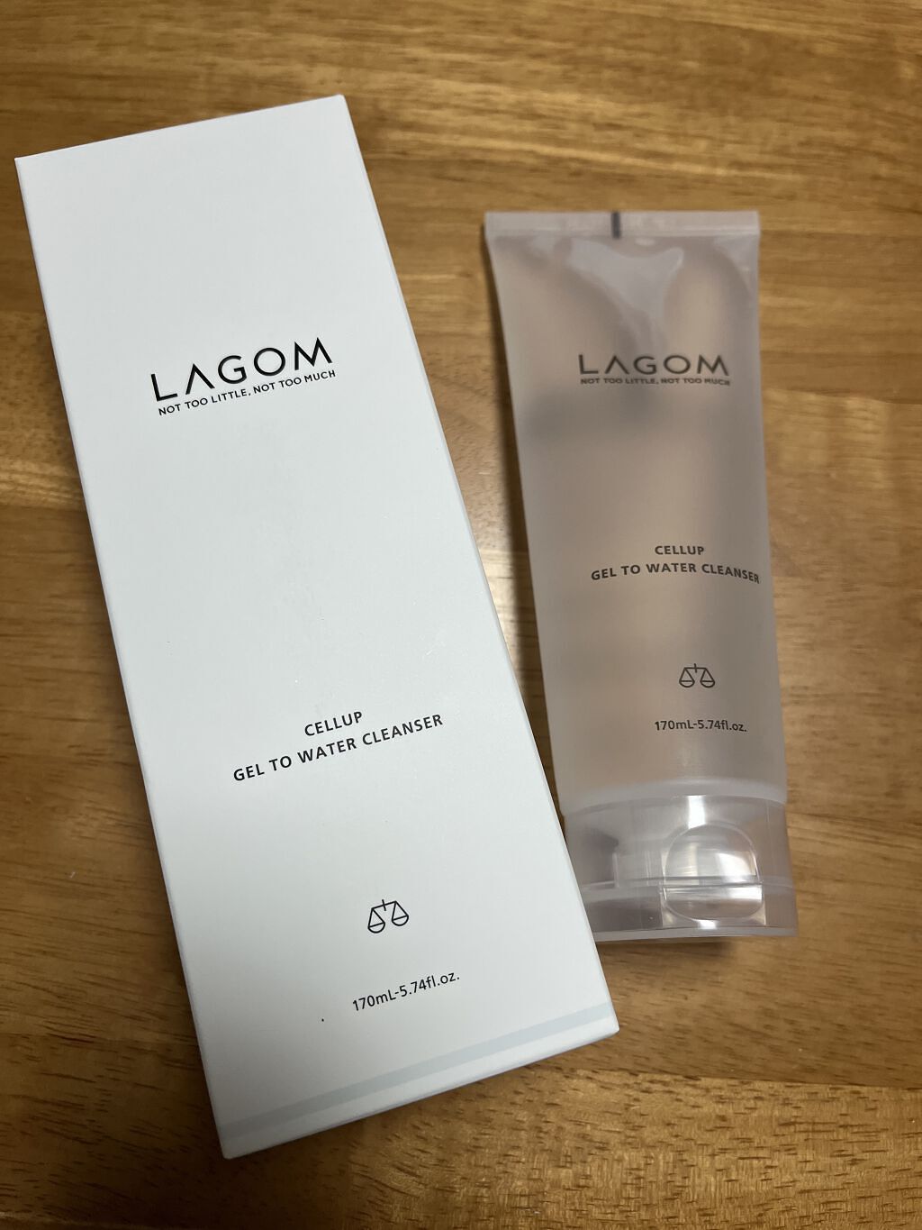 ラゴム ジェルトゥウォーター クレンザー(朝用洗顔)/LAGOM /その他洗顔料を使ったクチコミ（2枚目）