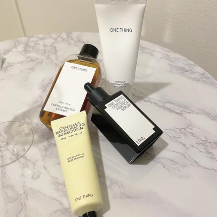 ツボクサ日焼け止め/ONE THING/日焼け止めクリームを使ったクチコミ(1枚目)