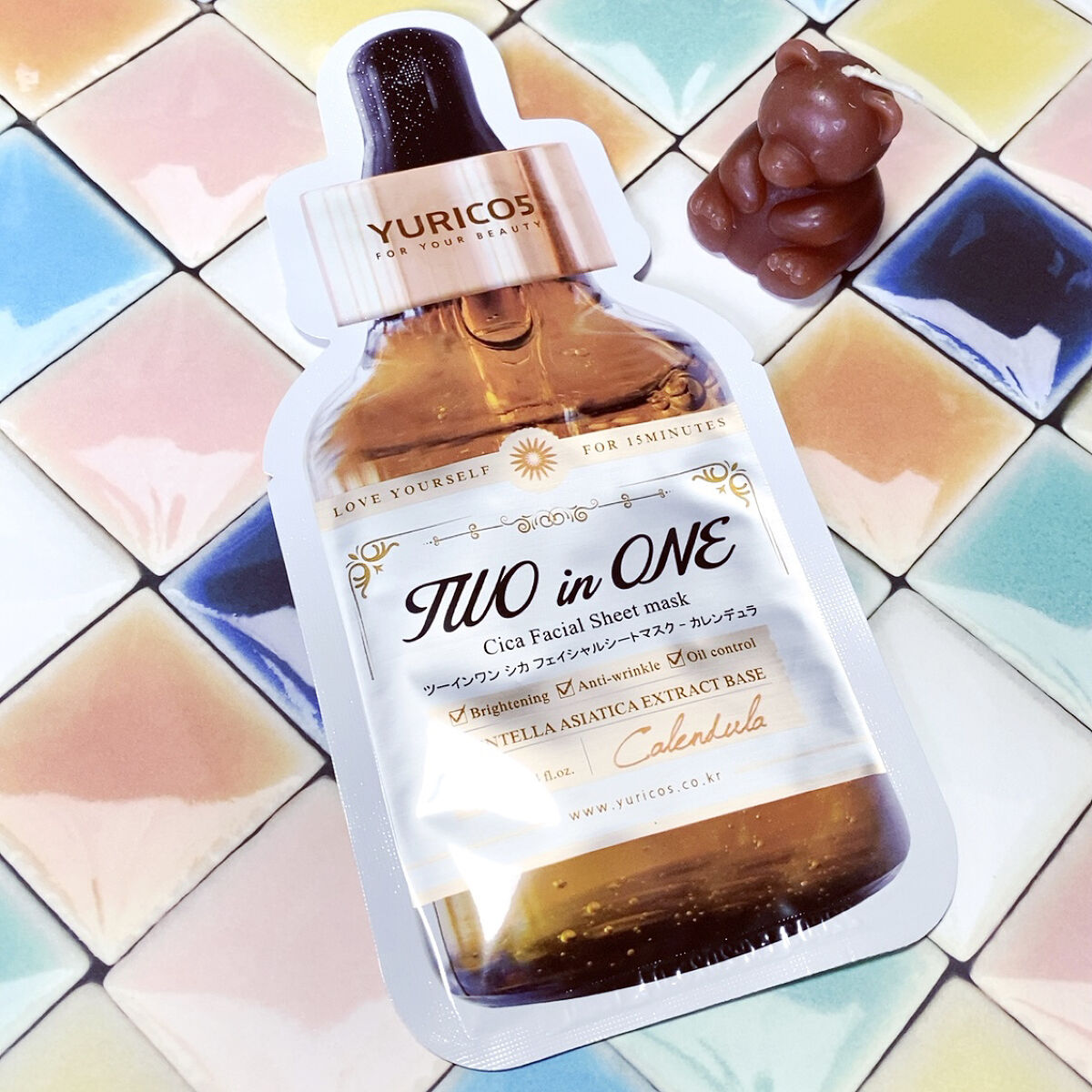 ユリコス 2in1 シカ フェイシャル シートマスク/YURICO5/シートマスク・パックを使ったクチコミ（1枚目）
