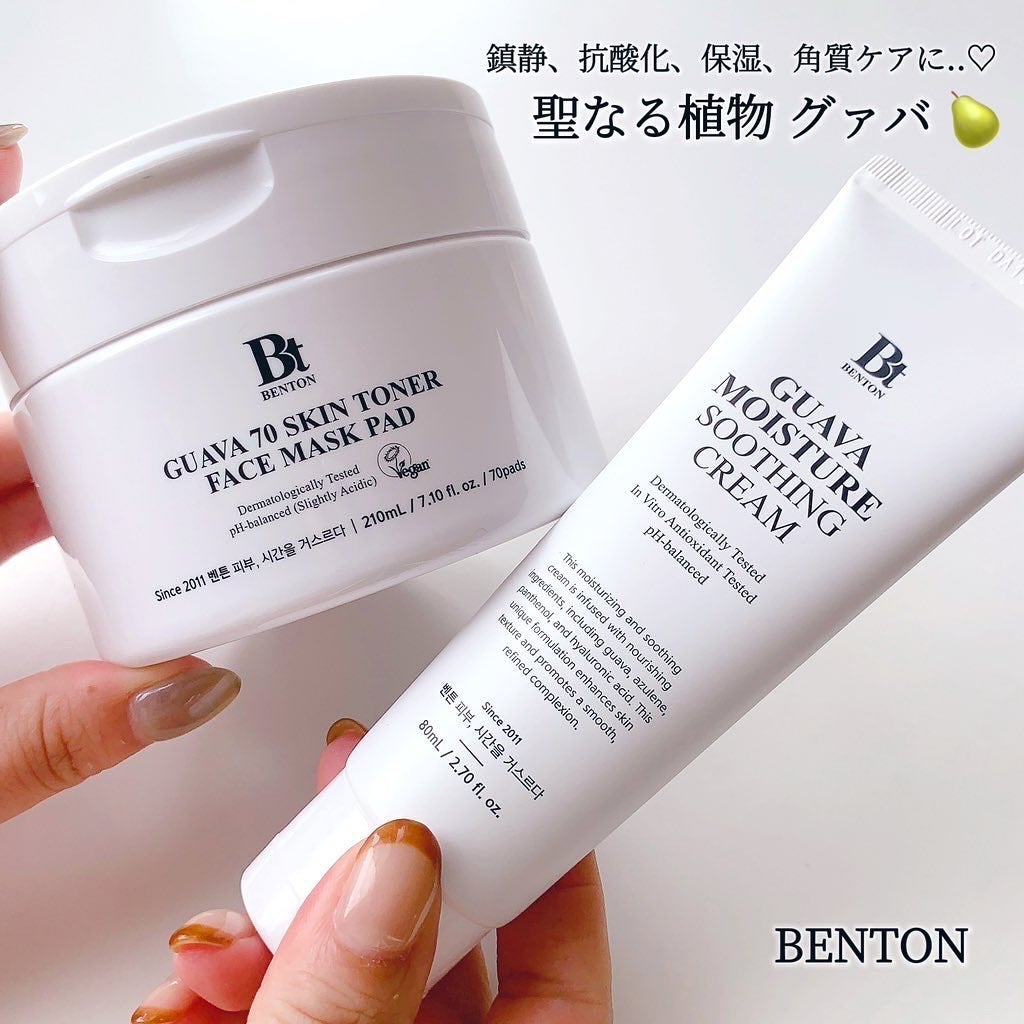 グアバ 70スキントナーパッド /BENTON/トナーパッドを使ったクチコミ(1枚目)