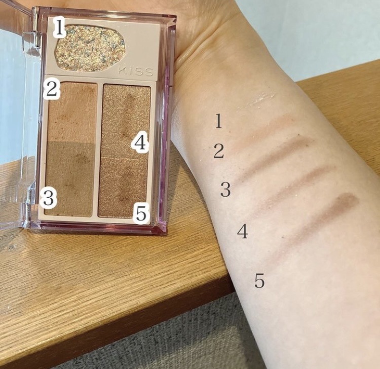 カクテルデイズ/KiSS/アイシャドウパレットを使ったクチコミ（2枚目）