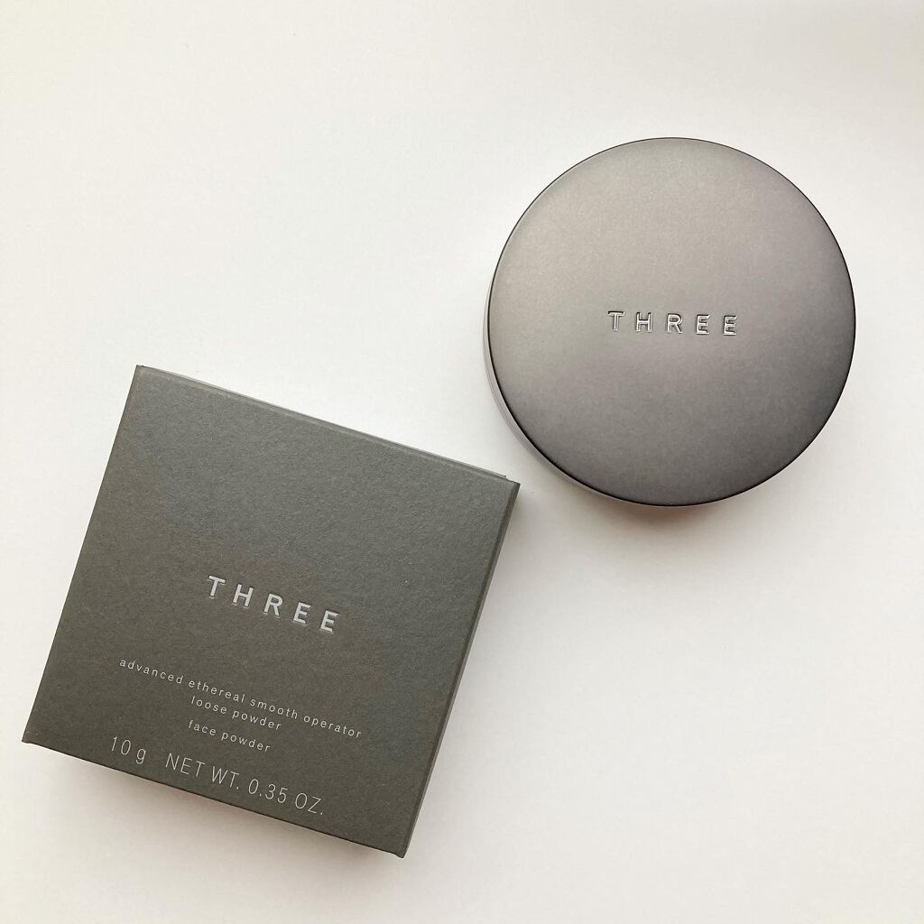 アドバンスドエシリアルスムースオペレーター ルースパウダー 02 グローマット/THREE/ルースパウダーを使ったクチコミ（3枚目）