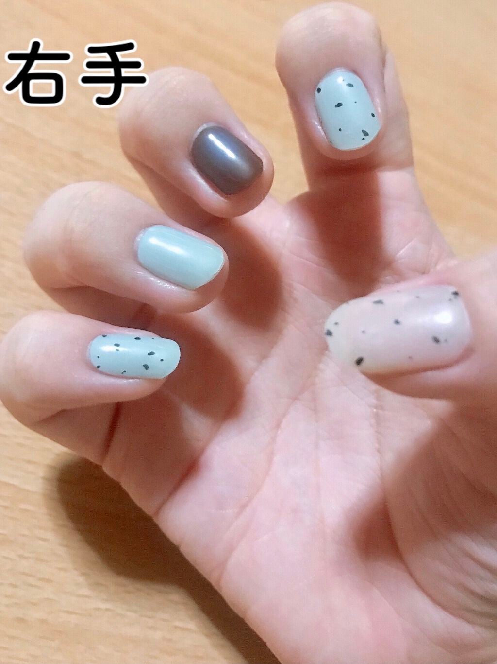 セミキュアジェルネイル(ハンド)/ohora/ネイルシールを使ったクチコミ(2枚目)
