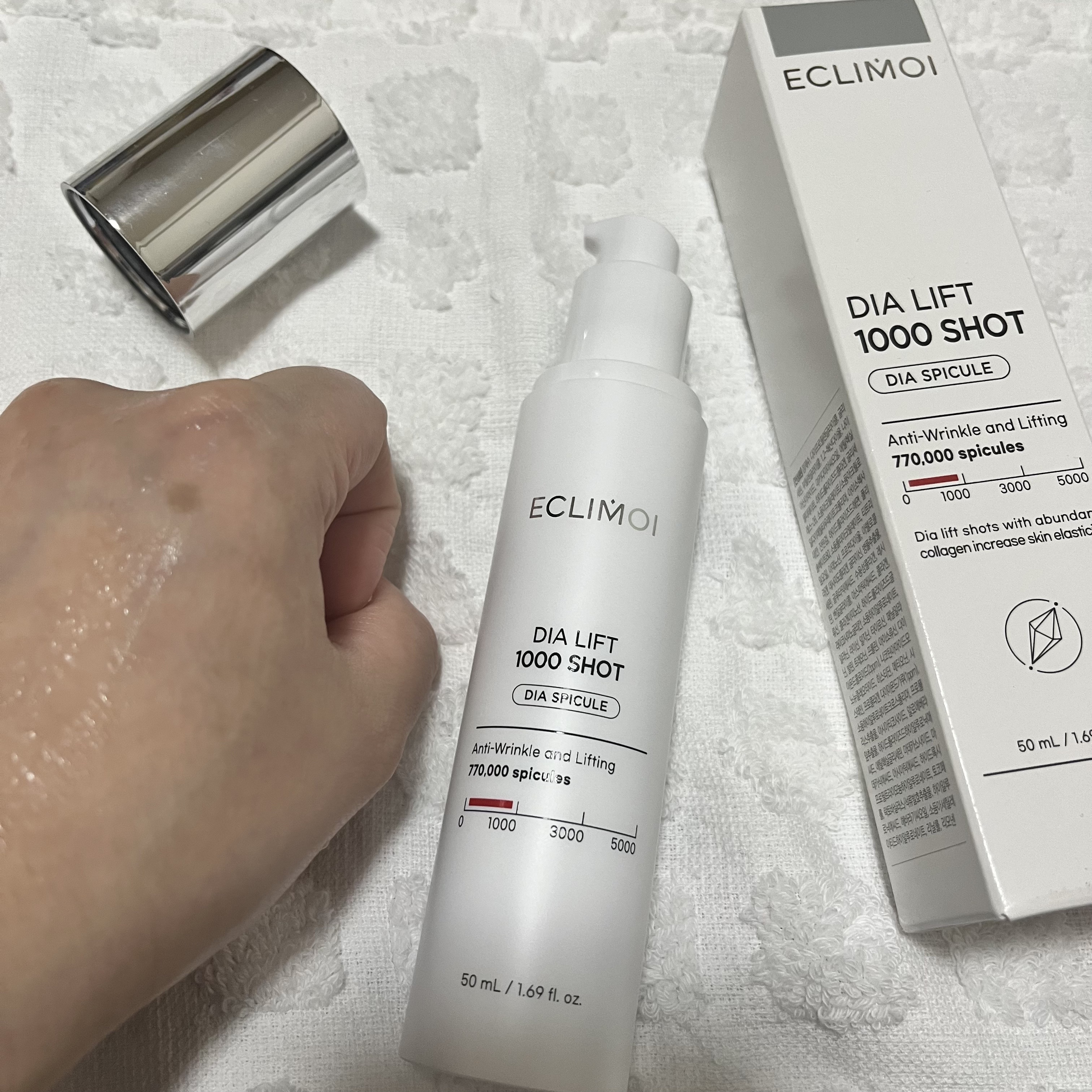 ダイヤリフト1000 SHOT/ECLIMOI/ブースター・導入液を使ったクチコミ（3枚目）