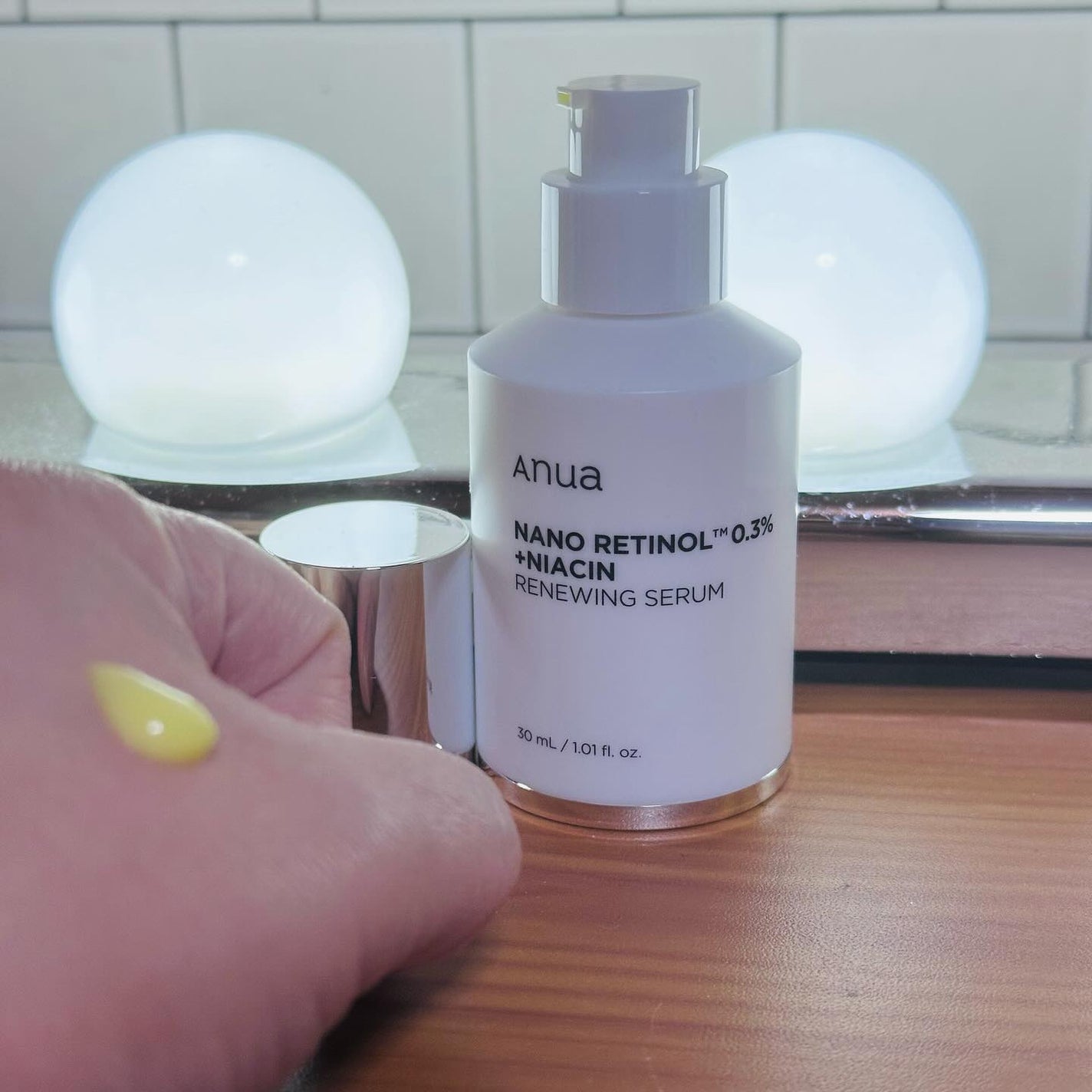 レチノール0.3 ナイアシンリニューイングセラム/Anua/美容液を使ったクチコミ(3枚目)