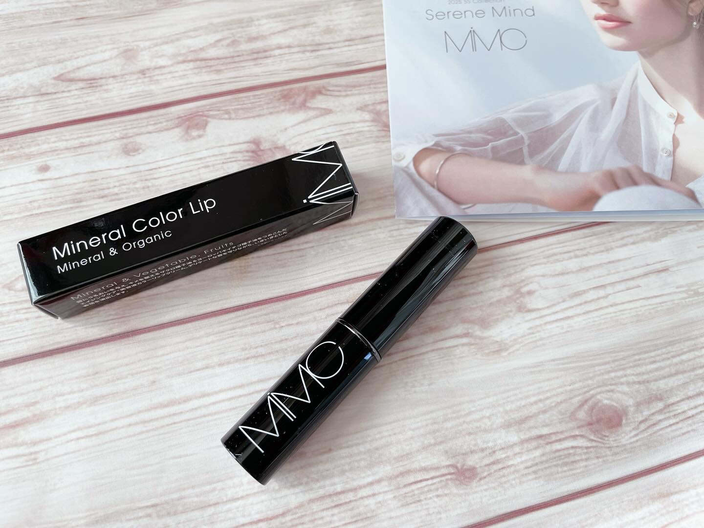 ミネラルカラーリップ 11 セリーヌピンク/MiMC/リップクリームを使ったクチコミ（1枚目）