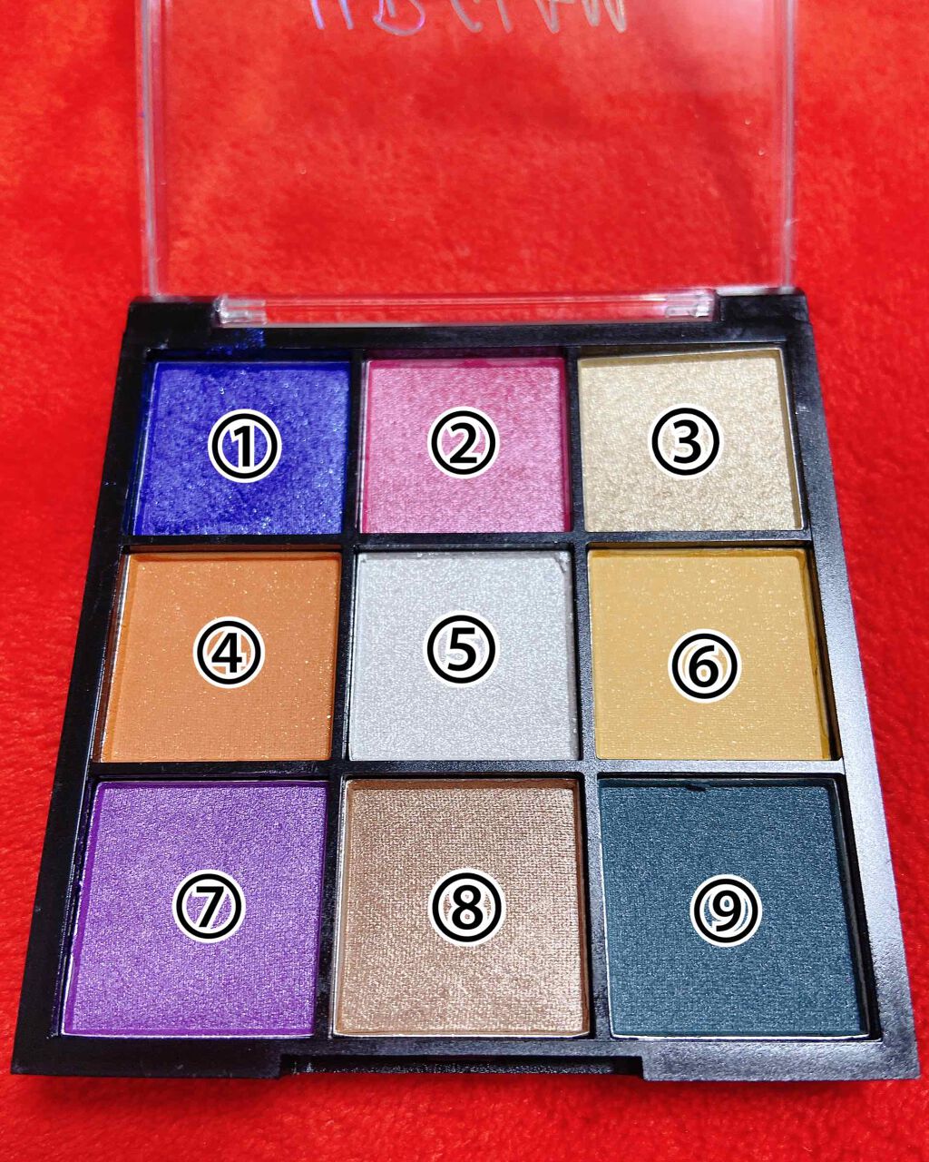 UR GLAM BLOOMING EYE COLOR PALETTE/U R GLAM/アイシャドウパレットを使ったクチコミ(3枚目)