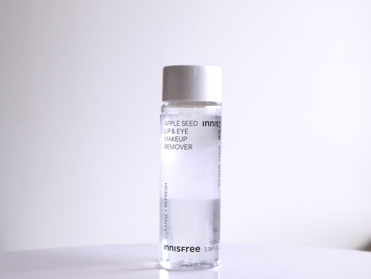 アップルシード リップ＆アイメイク リムーバー/innisfree/ポイントメイクリムーバーを使ったクチコミ（1枚目）