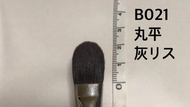 B021 アイシャドウ 丸平/白鳳堂/メイクブラシを使ったクチコミ（1枚目）