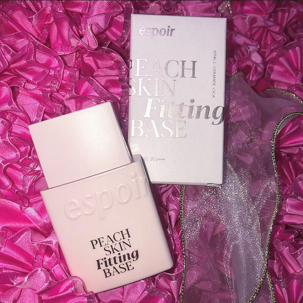 ピーチスキンフィッティングベース/espoir/化粧下地を使ったクチコミ(1枚目)