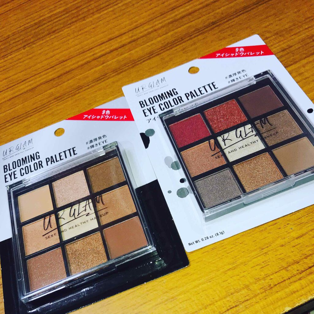 UR GLAM　BLOOMING EYE COLOR PALETTE/U R GLAM/アイシャドウパレットを使ったクチコミ（1枚目）