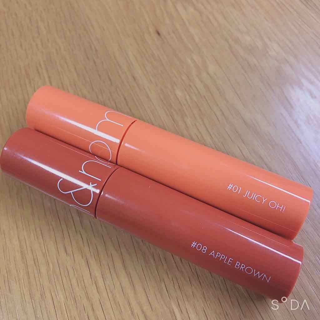 ジューシーラスティングティント/rom&nd/リップティントを使ったクチコミ（1枚目）