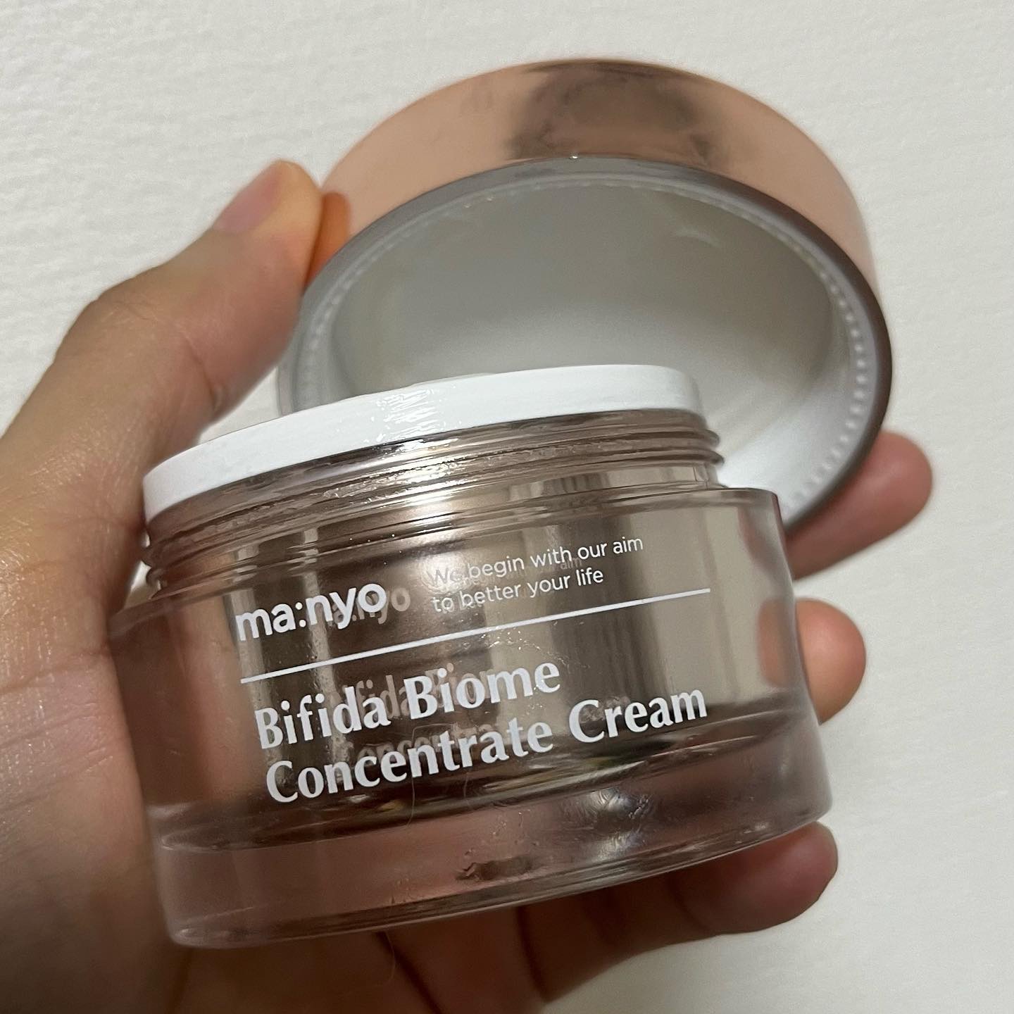 ビフィダバイオームコンセントレートクリーム/manyo/フェイスクリームを使ったクチコミ（1枚目）