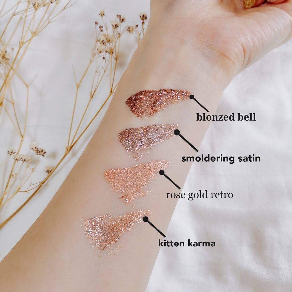 グリッター&グロウ リキッドアイシャドウ/stila/グリッターを使ったクチコミ（2枚目）