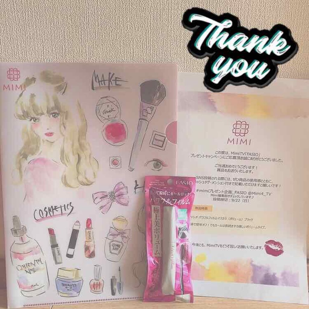 パワフルフィルム マスカラ(ボリューム)/FASIO/マスカラを使ったクチコミ（1枚目）