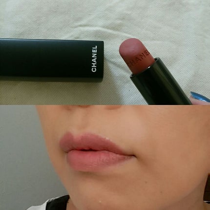 ルージュ アリュール ヴェルヴェット/CHANEL/口紅を使ったクチコミ(4枚目)