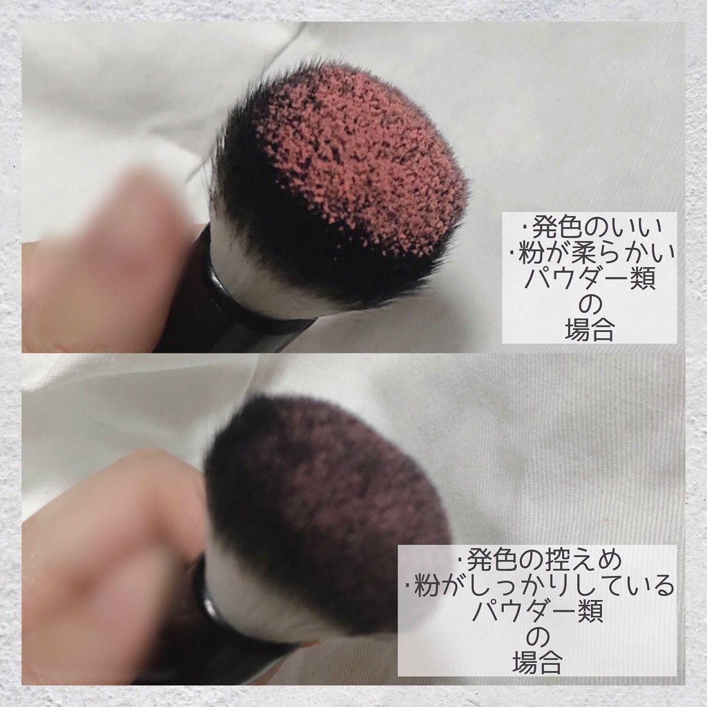 UR GLAM　CHEEK BRUSH/U R GLAM/メイクブラシを使ったクチコミ（3枚目）