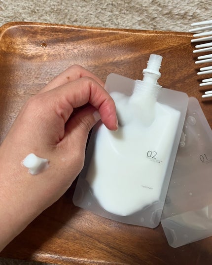 いいねくださった方フォローします✳︎フォロバ100 on LIPS 「高濃度ケラチンシャンプートリートメント高濃度のケラチンの泡が癖..」(4枚目)