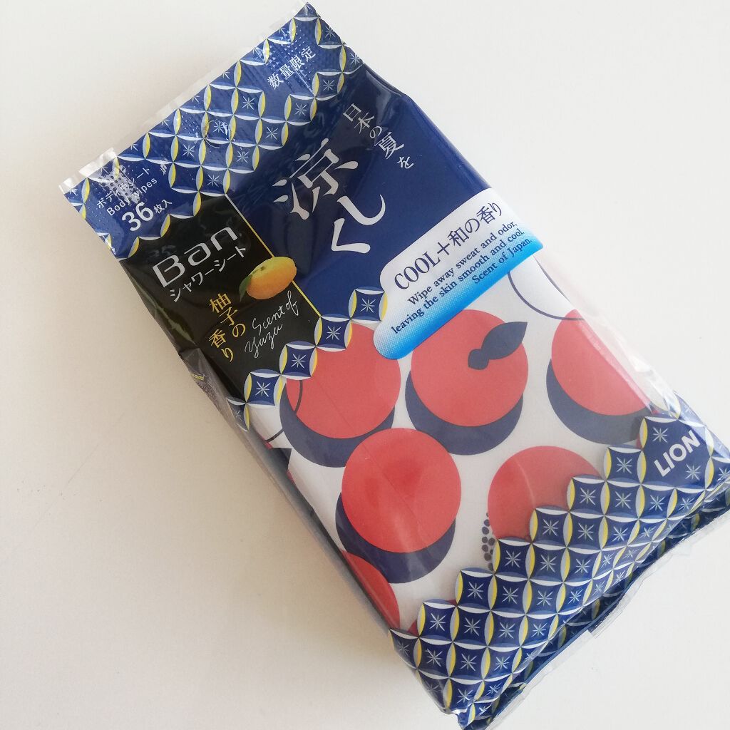 爽感さっぱりシャワーシート クールタイプ/Ban/ボディシートを使ったクチコミ(2枚目)