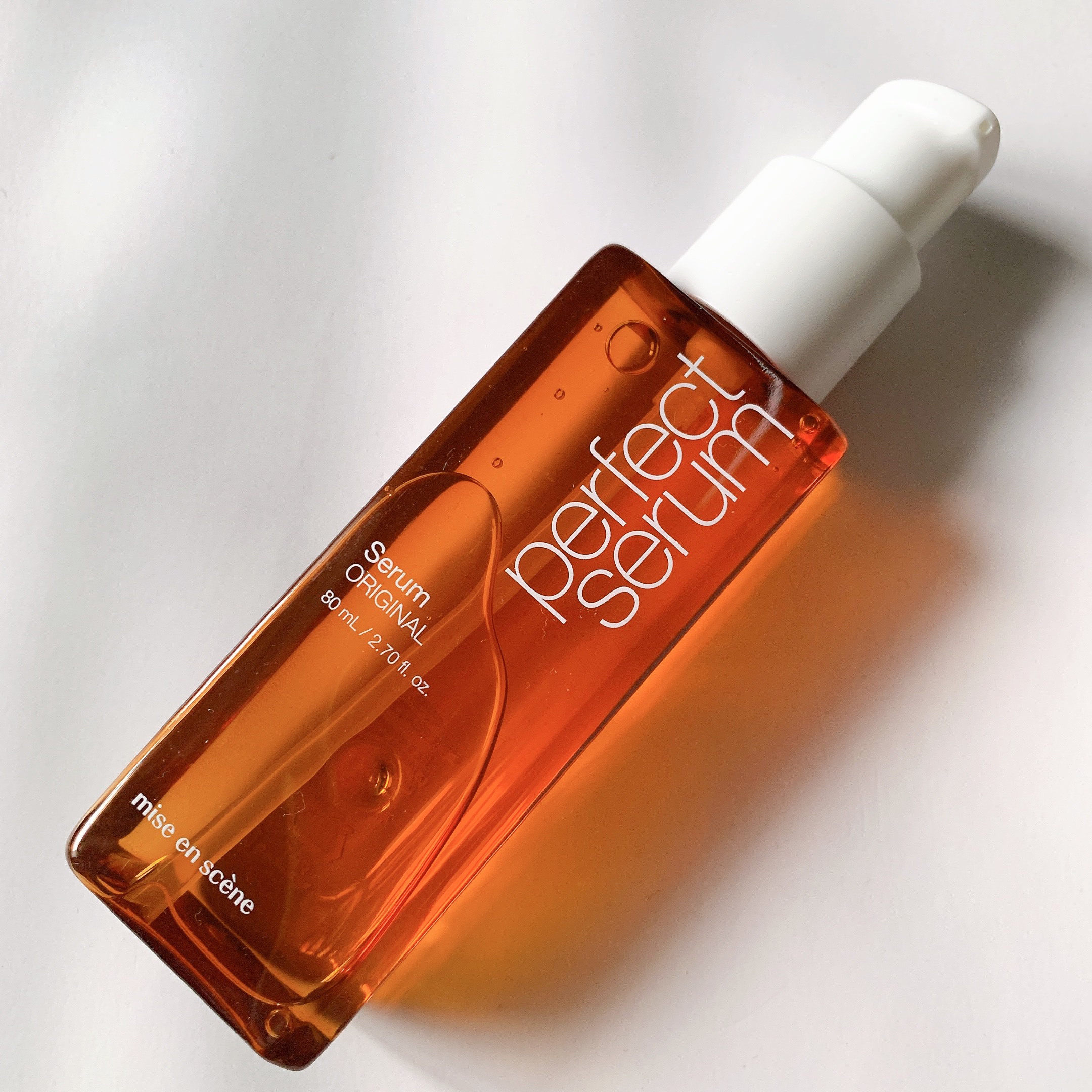  パーフェクトセラム オリジナルセラム/miseenscene/アウトバストリートメントを使ったクチコミ（1枚目）