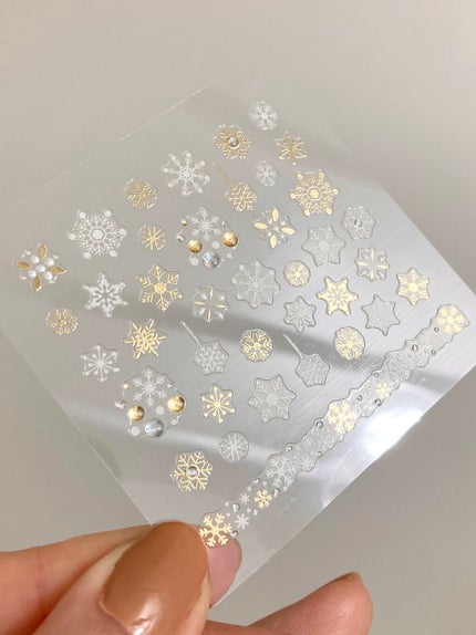 ネイルシール/セリア/ネイルシールを使ったクチコミ(7枚目)