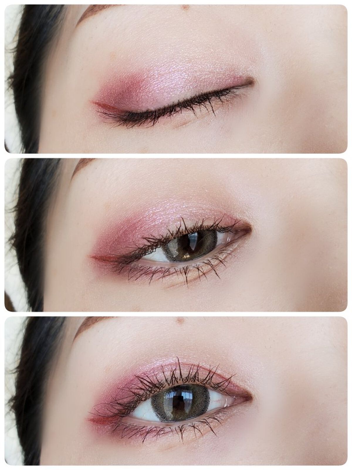 シルエットマンスリー 04 オリーブブラウン/LensVery/１ヶ月（１MONTH）カラコンを使ったクチコミ（1枚目）