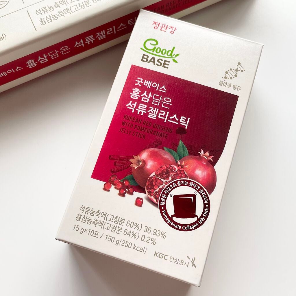 GoodBASE 紅参・ザクロスティック/正官庄/ドリンクを使ったクチコミ(2枚目)