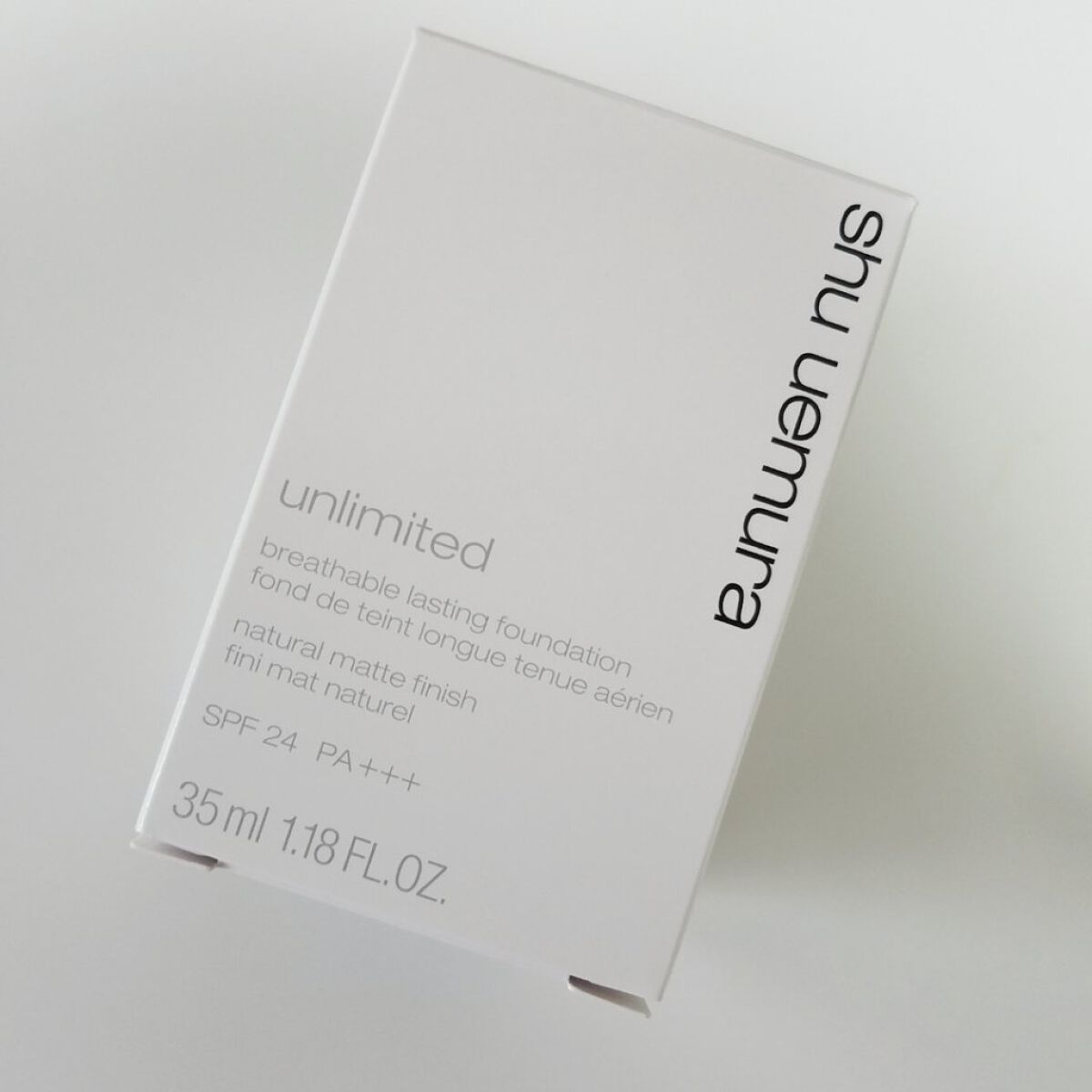 (旧)アンリミテッド ラスティング フルイド/shu uemura/リキッドファンデーションを使ったクチコミ(2枚目)