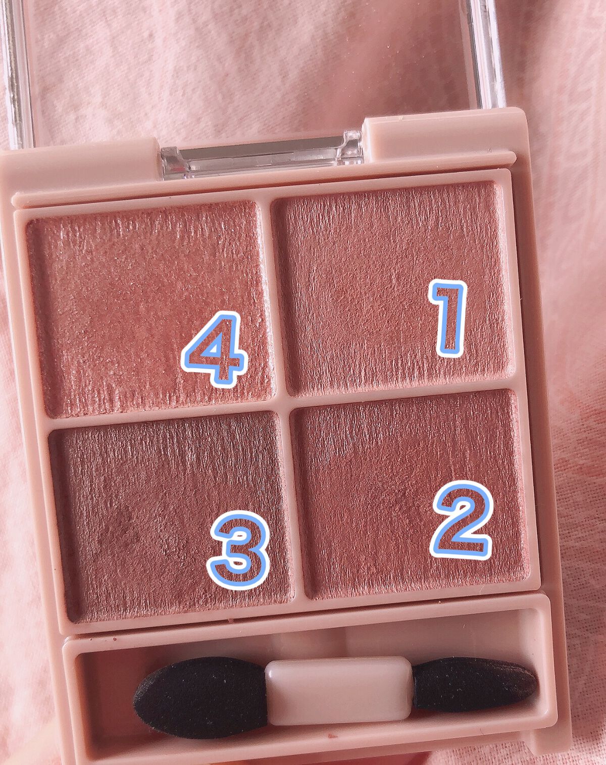 シルキースフレアイズ(マットタイプ)/キャンメイク/アイシャドウパレットを使ったクチコミ(2枚目)