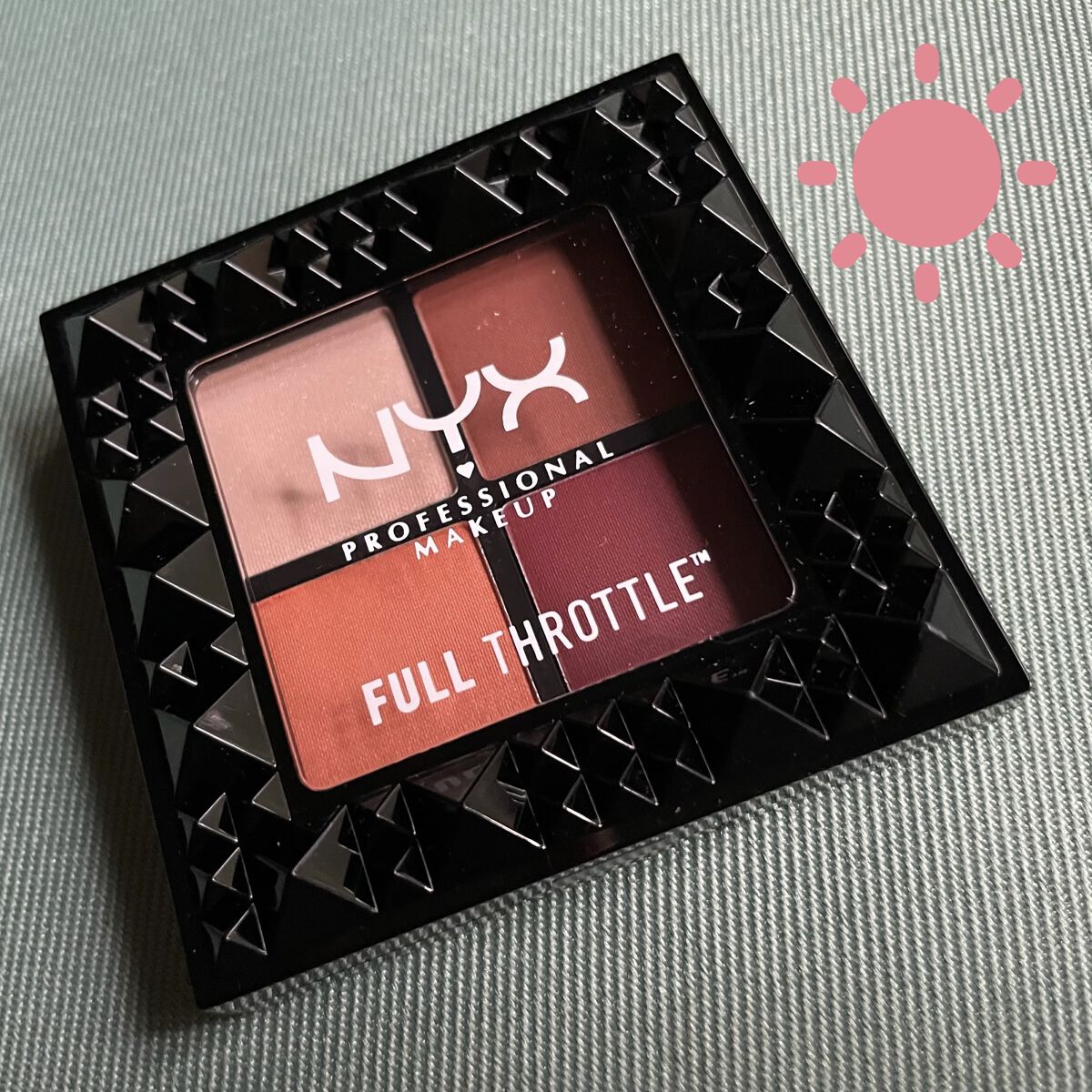 NYXプロフェッショナルカラーライオットフルスロットルシャドウ/NYX Professional Makeup/アイシャドウパレットを使ったクチコミ（1枚目）