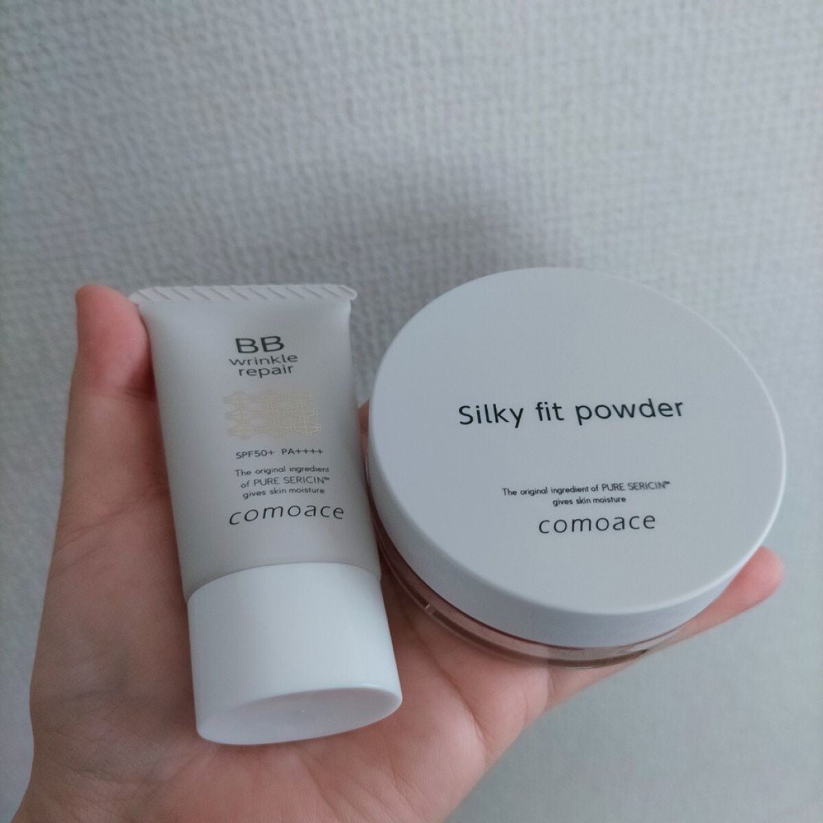 シルキーフィットパウダー /コモエース/ルースパウダーを使ったクチコミ(1枚目)