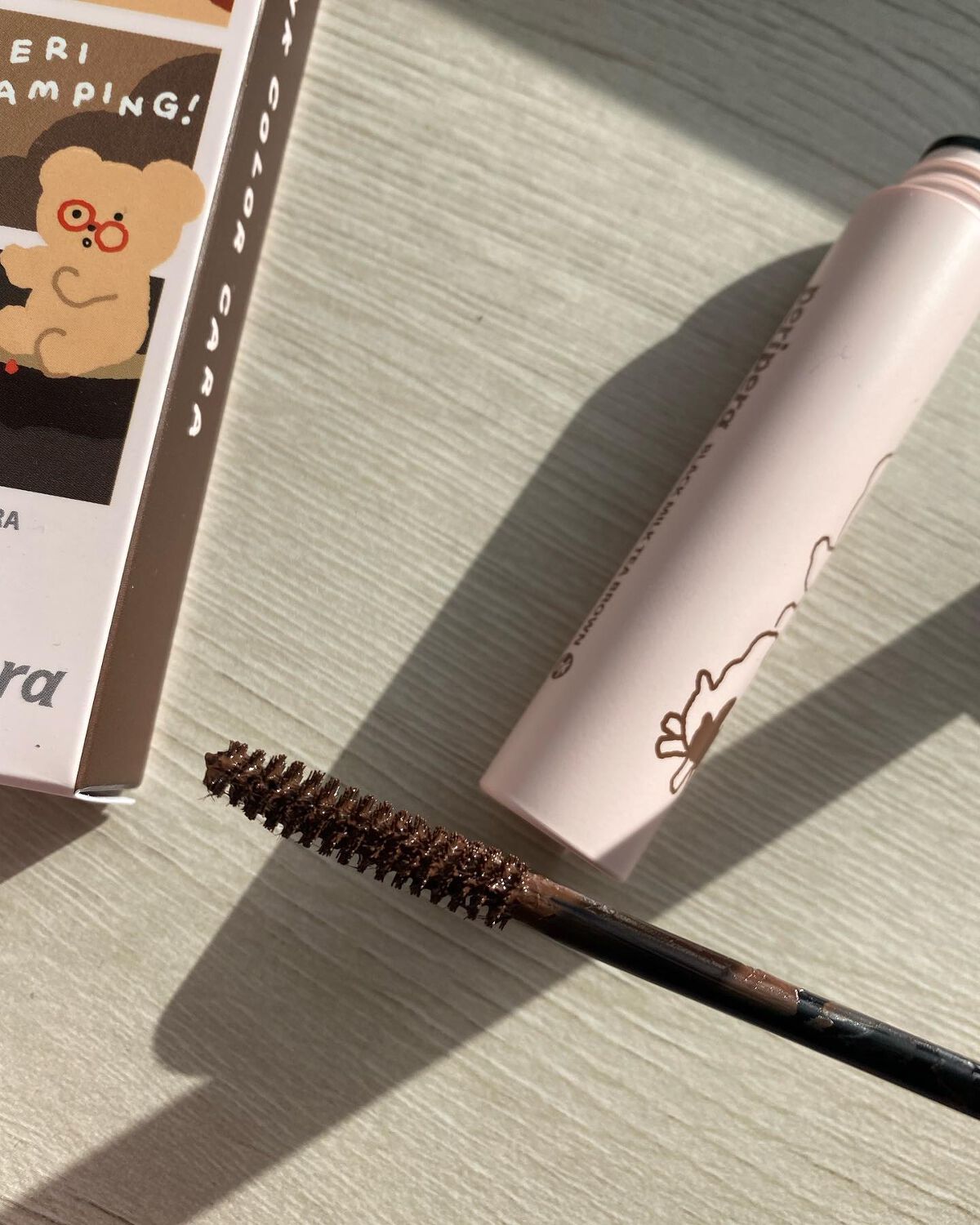 KANNIE on LIPS 「teteumコラボのperipera商品🧸💞淡いブラウンやオレ..」(5枚目)