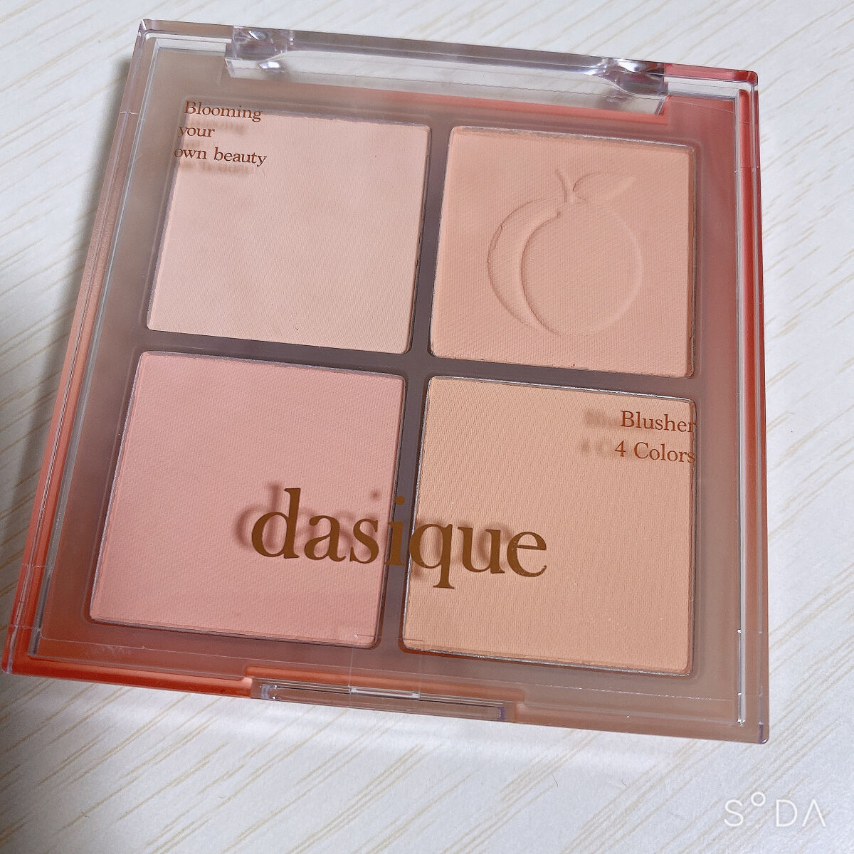 ブレンディングムードチーク/dasique/パウダーチークを使ったクチコミ（2枚目）