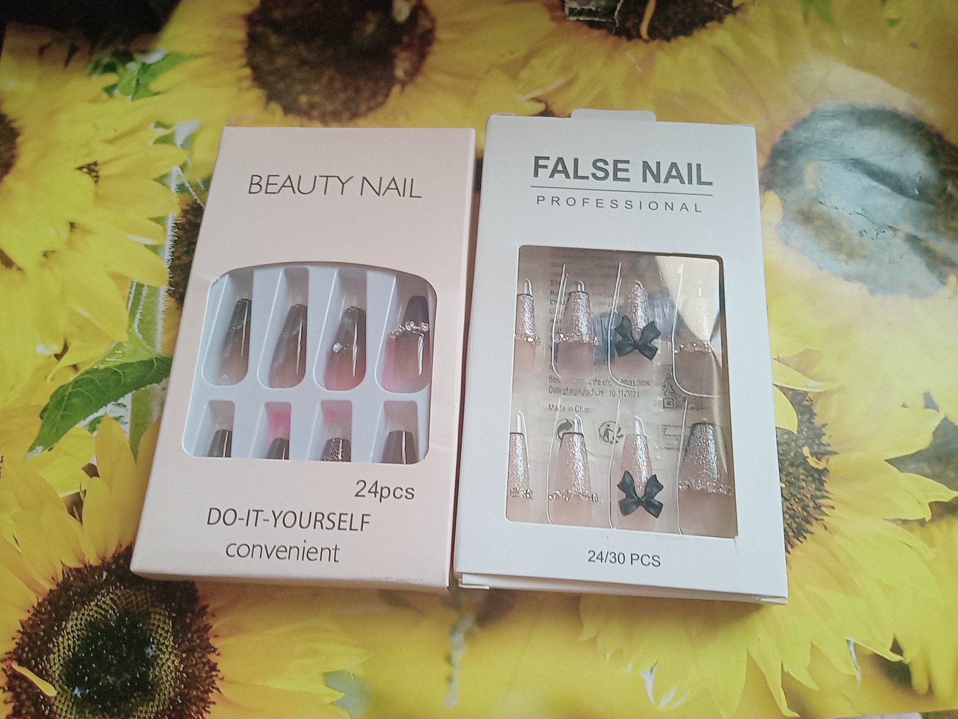 ネイルチップ 24ピース 蝶形リボンデコレーション/SHEIN/ネイルチップ・パーツを使ったクチコミ（3枚目）