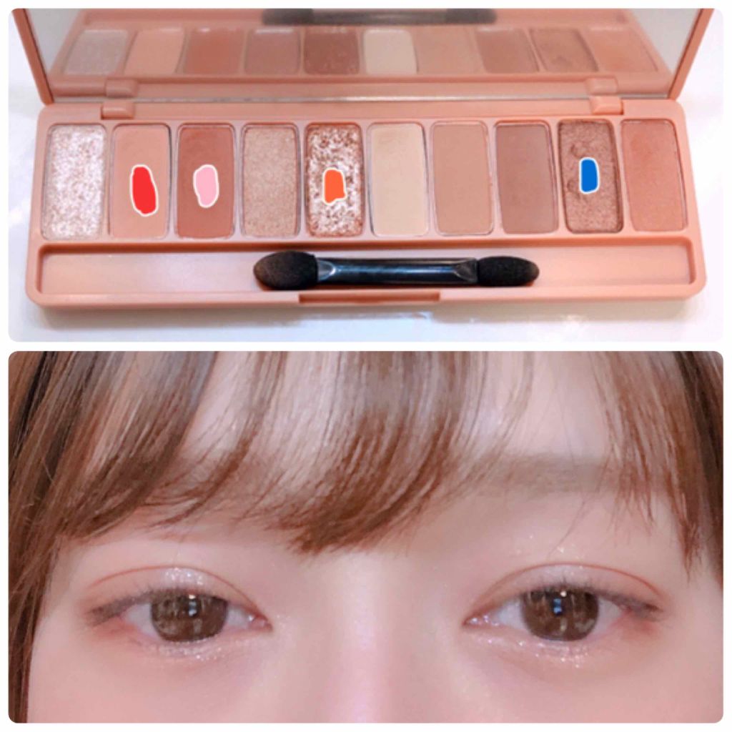 プレイカラー アイシャドウ/ETUDE/アイシャドウパレットを使ったクチコミ（2枚目）