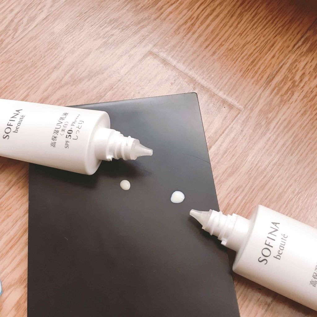 高保湿 UV 乳液＜美白＞ しっとり(SPF50+／PA++++)/ソフィーナ ボーテ/日焼け止めミルクを使ったクチコミ（2枚目）