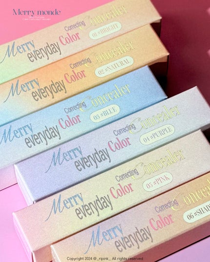メリーエブリデイカラーコレクティングコンシーラー/Merrymonde/リキッドコンシーラーを使ったクチコミ(2枚目)